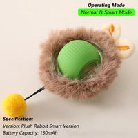 Green Plush Rat Toy