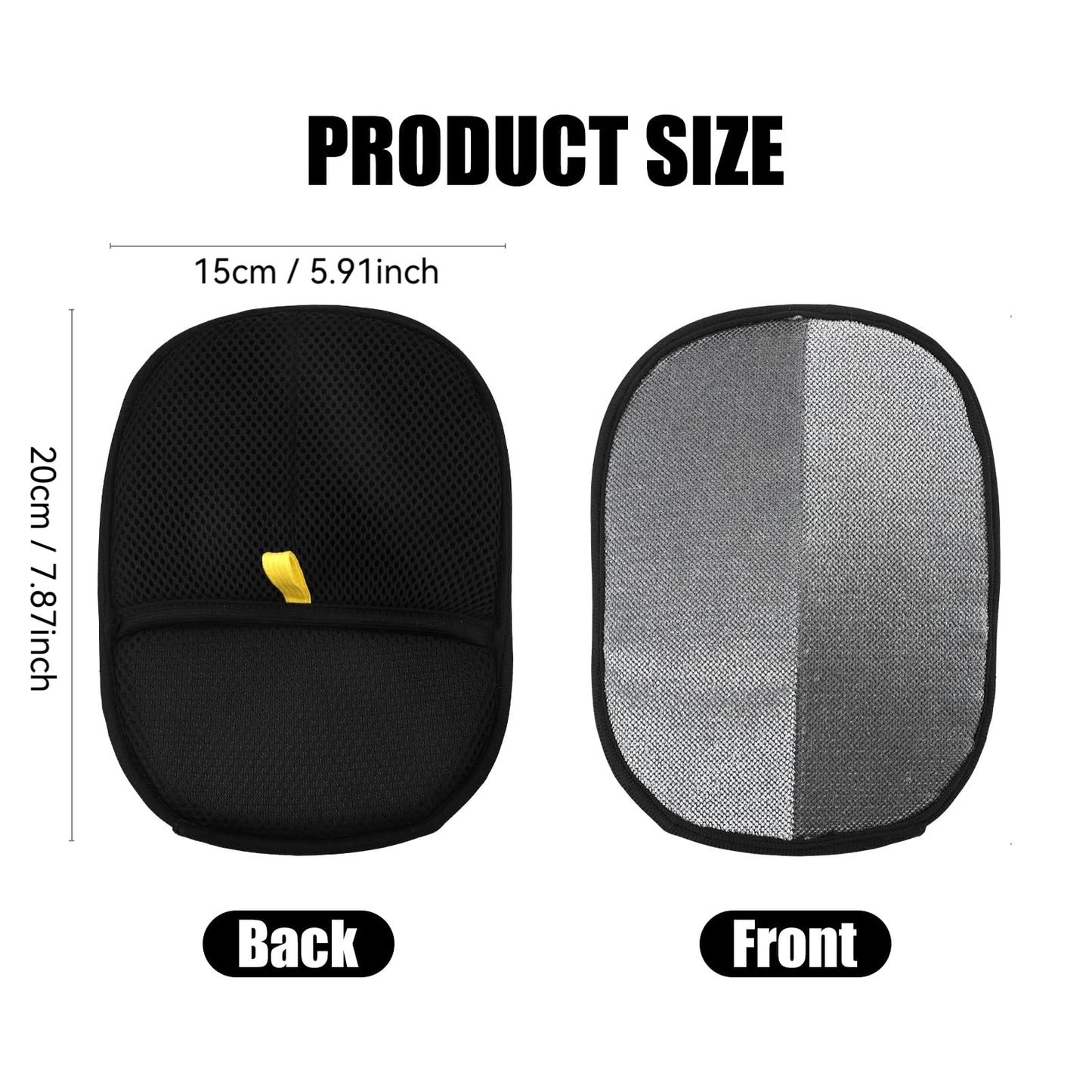 Reusable Pet Hair Remover Gloves – Double-Sided Fur Removal Tool for Furniture & Carpets