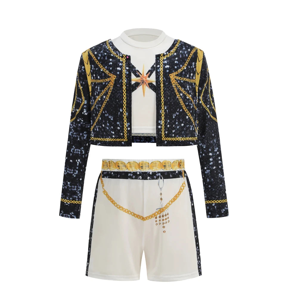 80s Pop Icon Dance Costume for Boys - Halloween Hip Hop Performance Outfit