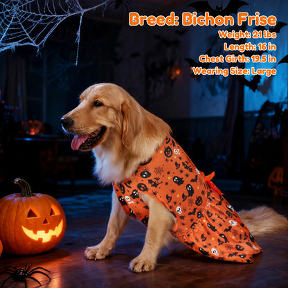 Halloween Pet Dress — Striped Costume for Medium & Large Dogs and Cats