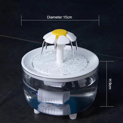 1.2L Automatic Cat Water Fountain – USB Filtered Pet Dispenser