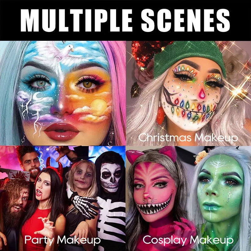 Waterproof Body Paint Pen — Long-Lasting Face Paint for Halloween