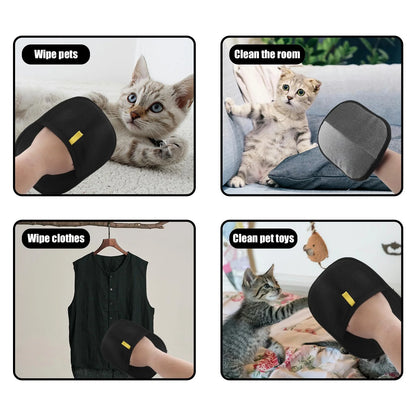 Reusable Pet Hair Remover Gloves – Double-Sided Fur Removal Tool for Furniture & Carpets