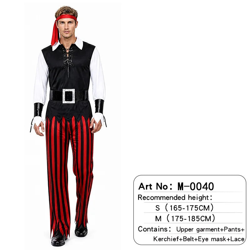 Swashbuckling Pirate Captain Costume for Men