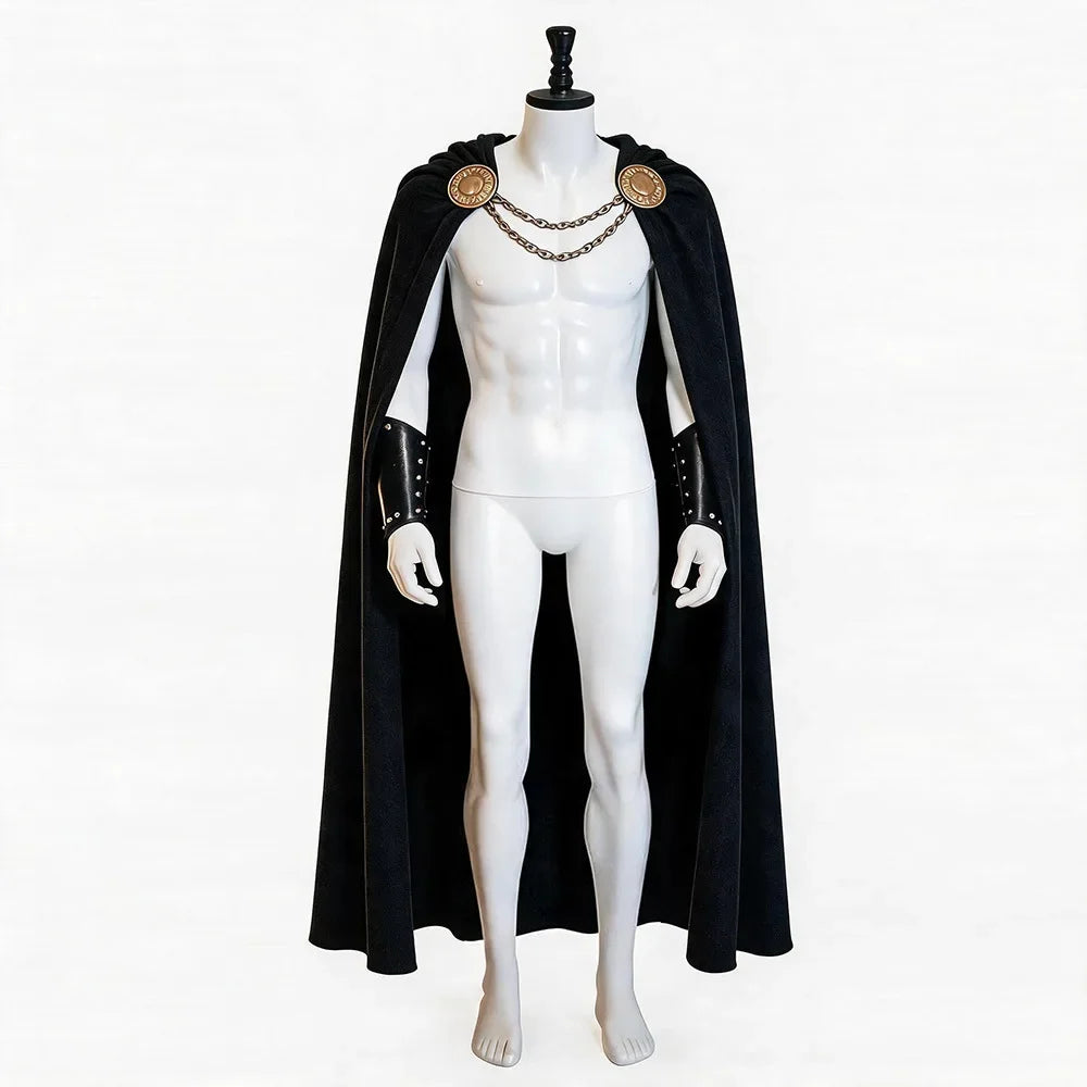 Ancient Warrior King Cosplay Costume – Medieval Knight Cape & Armor