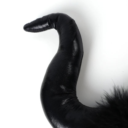 Oversized Demon Horn Headband — Halloween Evil Queen & Witch Costume Accessory