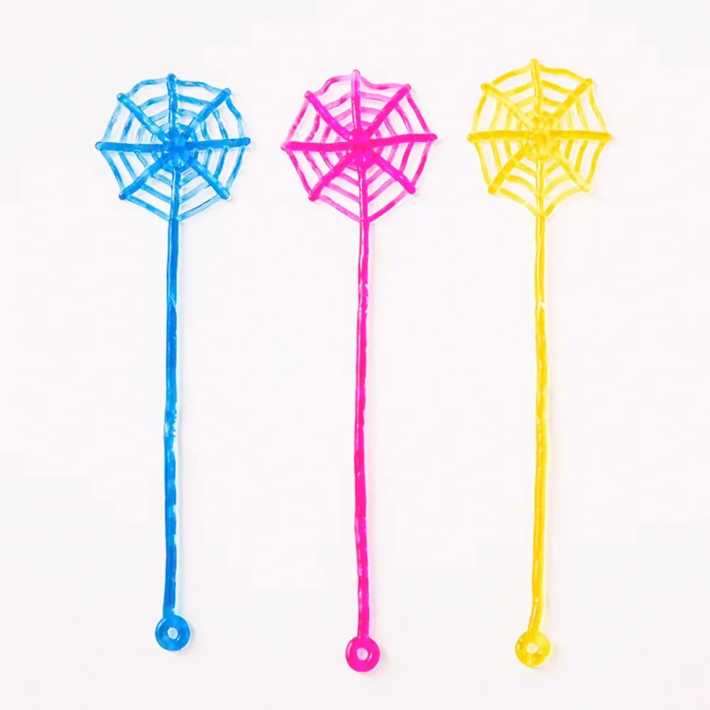 Sticky Spider Web Toys, 10–50 Pack – Kids Halloween Party Favors