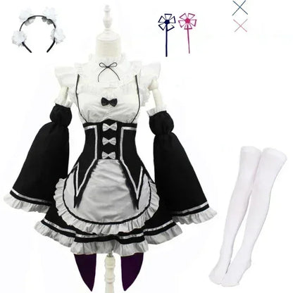 Anime Cosplay Dress for Women – Halloween Costume Set