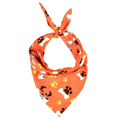 Halloween Pet Bandana Scarf – Triangle Scarf for Dogs & Cats