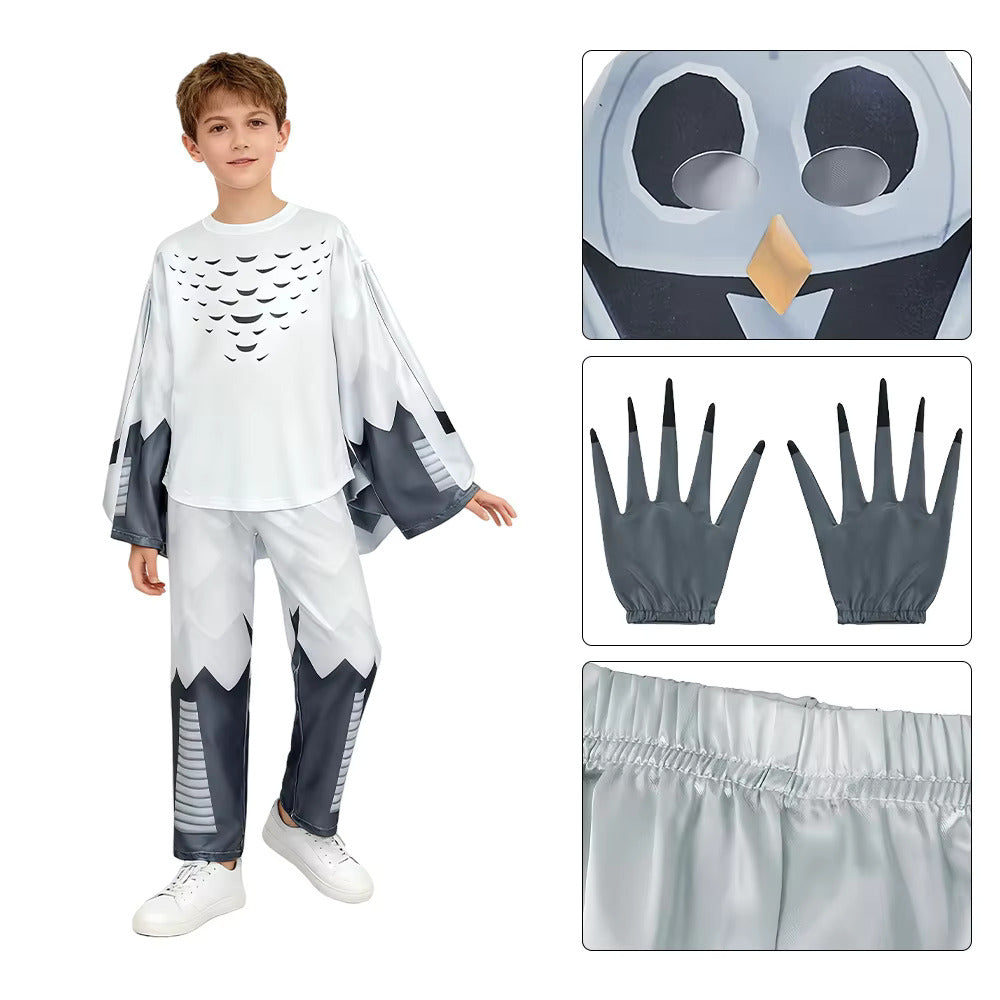 Deer and owl animal jumpsuit Halloween costume, photo 10