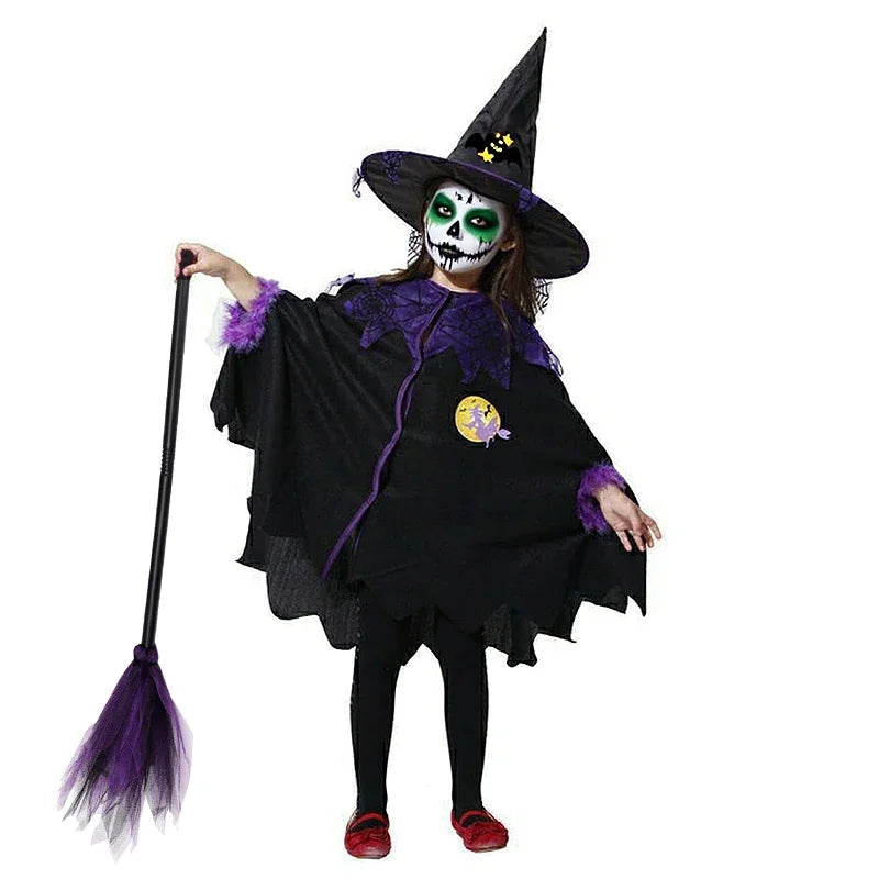 Purple Bat Vampire Costume for Girls – Halloween Fantasy Dress