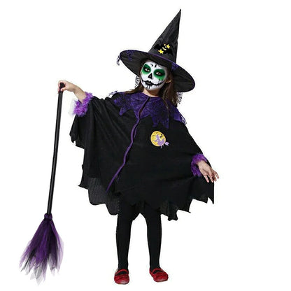 Purple Bat Vampire Costume for Girls – Halloween Fantasy Dress