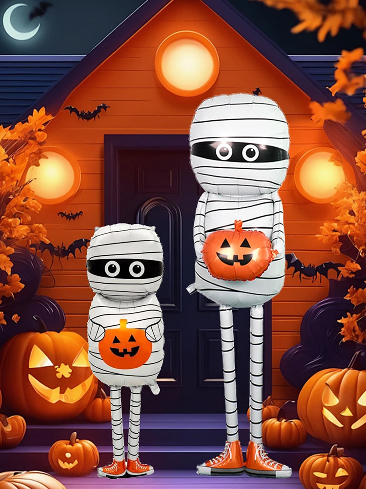 Halloween Mummy Pumpkin Balloon – Trick or Treat Party Decor