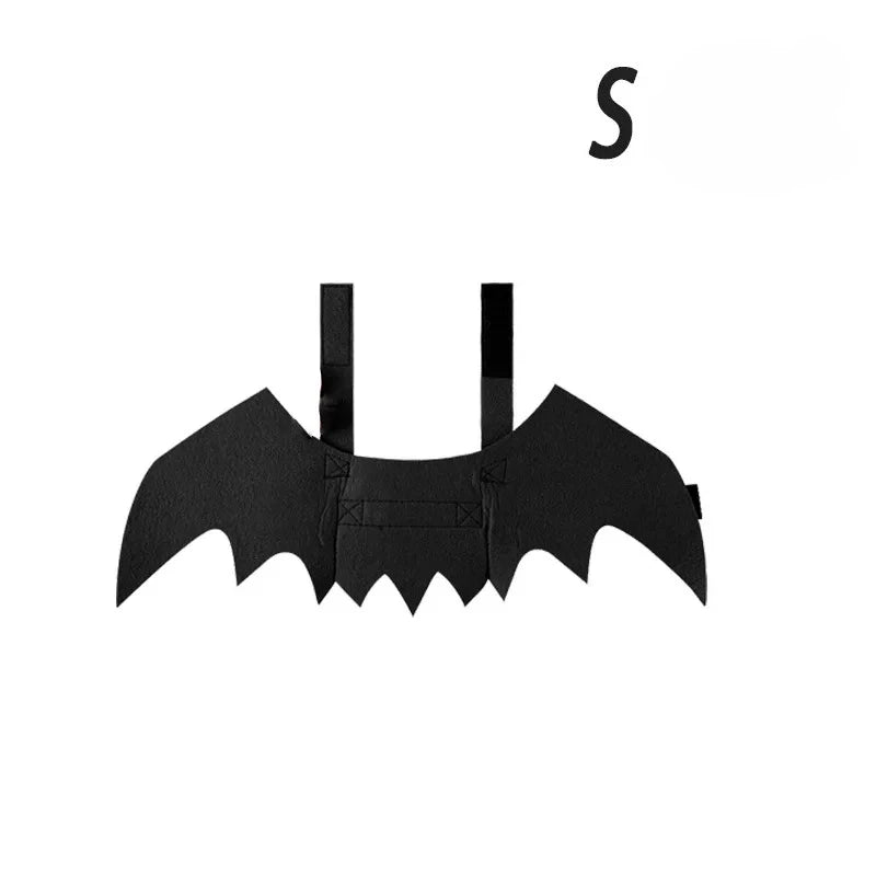 Felt Bat Wings Pet Costume – Halloween Outfit for Small Dogs & Cats