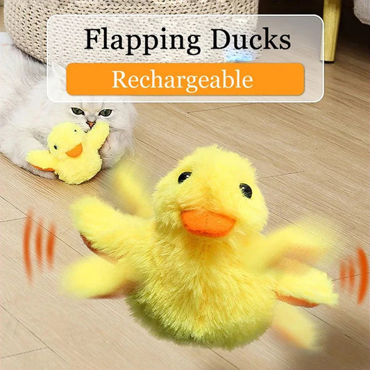 Interactive Electric Duck Toy for Cats