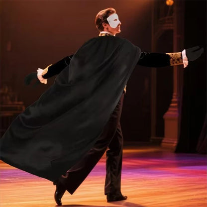 Phantom Masquerade Costume Kit - Cape, Mask, Bow Tie & Gloves