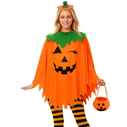 Pumpkin Costume Set with Hat – Adult Halloween Costume