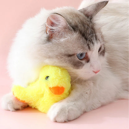 Interactive Electric Duck Toy for Cats