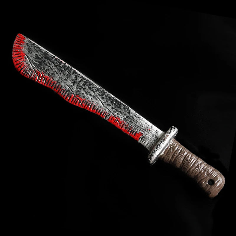 Fake Bloody Knife Prop – Plastic Halloween Party Decoration