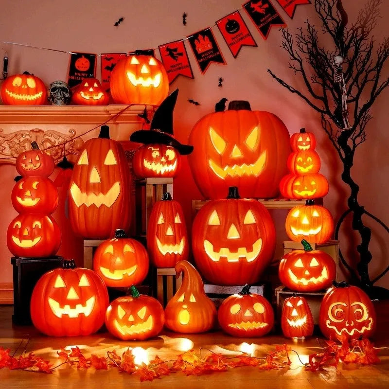 Decorative Pumpkin Lantern – Indoor & Outdoor Halloween Decor