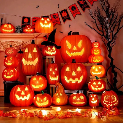 Decorative Pumpkin Lantern – Indoor & Outdoor Halloween Decor