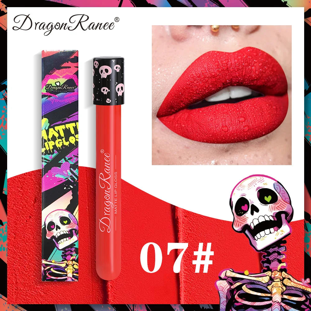 12-Shade Matte Lip Tint Set | Waterproof & Smudge-Proof Lipstick Palette