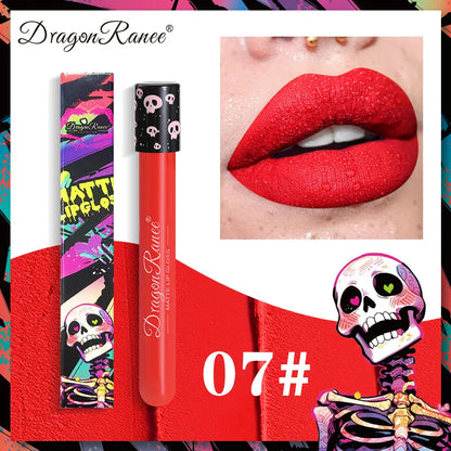 12-Shade Matte Lip Tint Set | Waterproof & Smudge-Proof Lipstick Palette