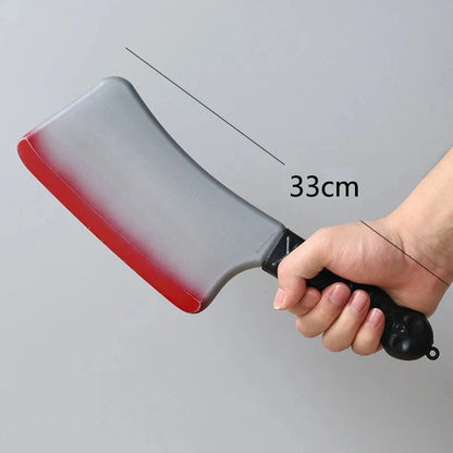 Fake Bloody Knife Prop – Plastic Halloween Party Decoration