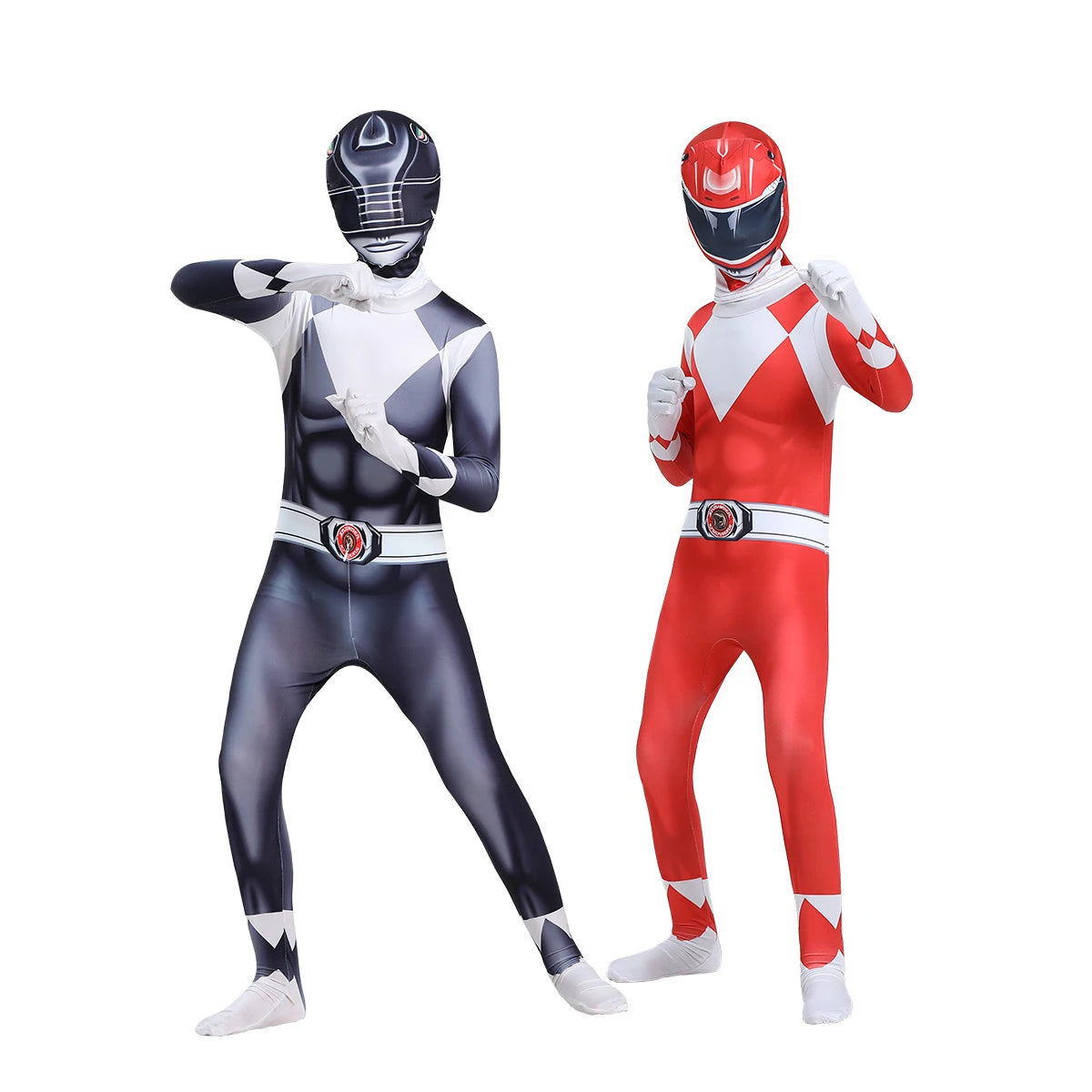 Samurai Warrior Ranger Superhero Cosplay Jumpsuit