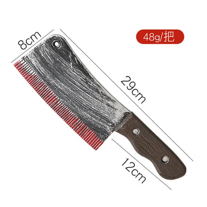 Fake Bloody Knife Prop – Plastic Halloween Party Decoration