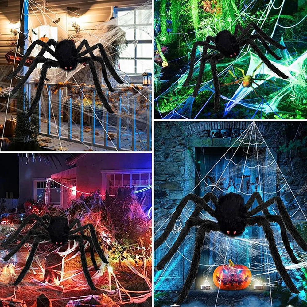 Large Triangle Spider Web, 5m – Outdoor Halloween Yard Decor