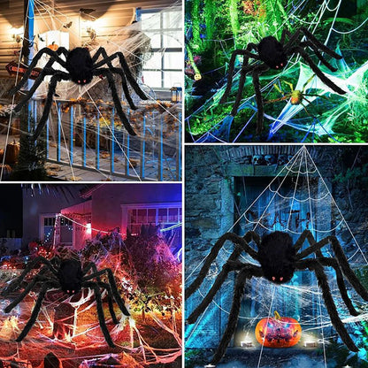 Large Triangle Spider Web, 5m – Outdoor Halloween Yard Decor