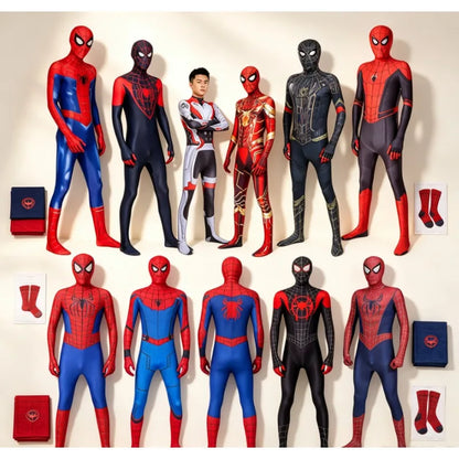 Web-Slinger Superhero Cosplay Suit - Full Body Zentai Halloween Costume