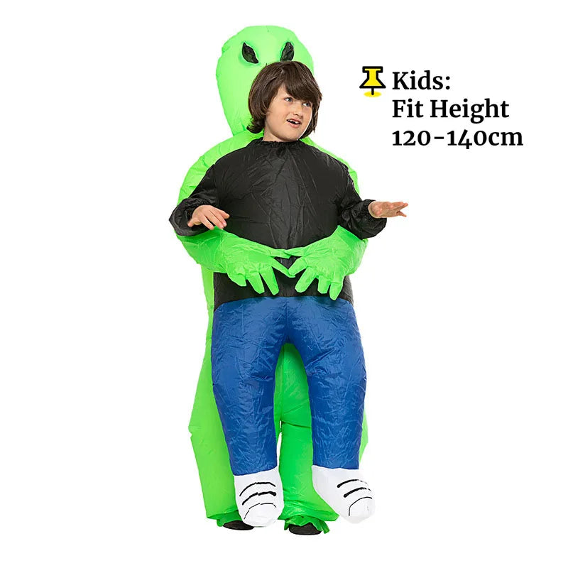 Inflatable Alien Costume – Funny Blow-Up Halloween Outfit