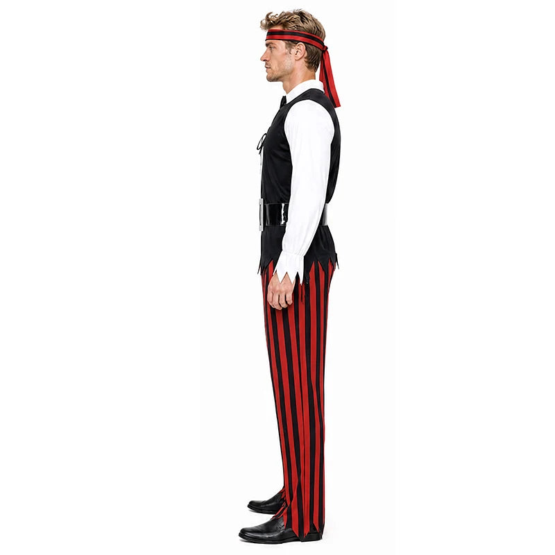 Swashbuckling Pirate Captain Costume for Men