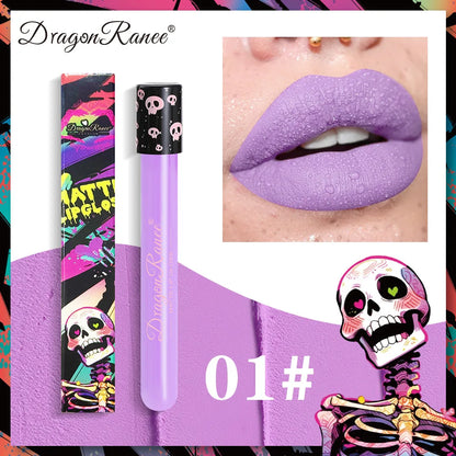 12-Shade Matte Lip Tint Set | Waterproof & Smudge-Proof Lipstick Palette