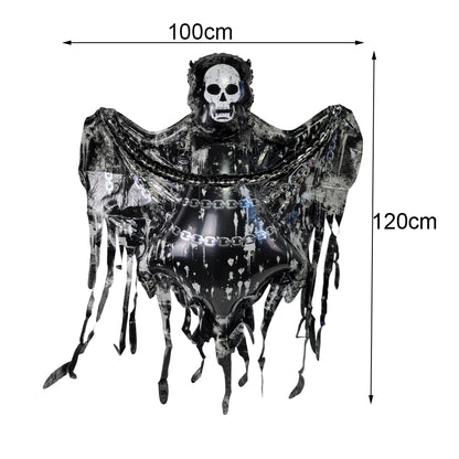 Ghost Halloween Party Decoration Set – Tableware, Balloons & Banners