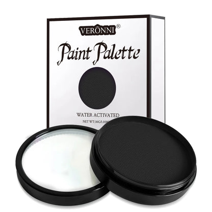 Halloween Face & Body Paint Palette — Washable Water-Activated Makeup, 30g