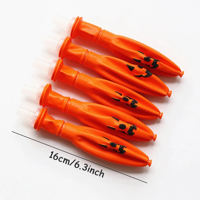 Pumpkin Latex Balloons, 5 or 10 Pack – Halloween Party Decor