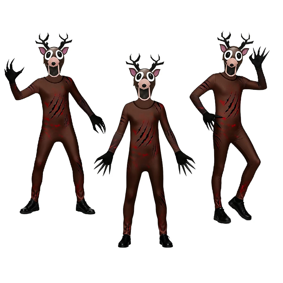 Woodland Deer & Owl Animal Cosplay Jumpsuit Costume - Kids & Adults