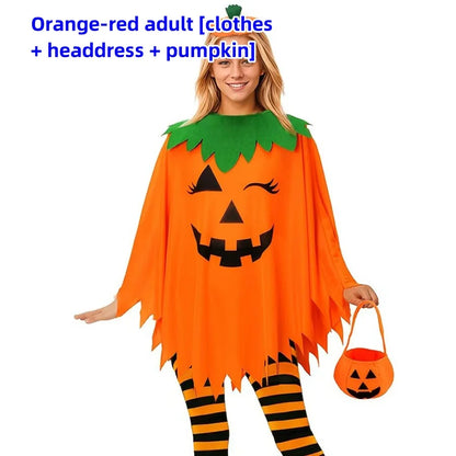 Pumpkin Costume Set with Hat – Adult Halloween Costume