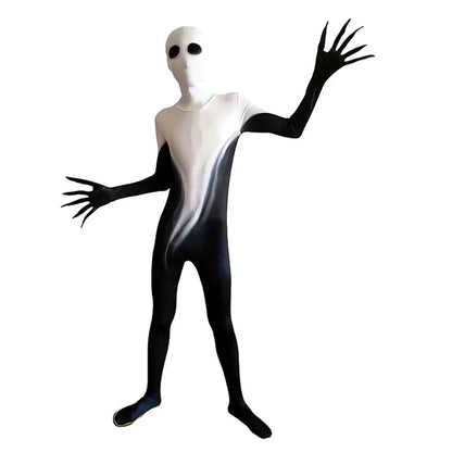 Spooky Ghosts & Goblins Grim Reaper Costume Jumpsuit with Mask - Kids & Adults