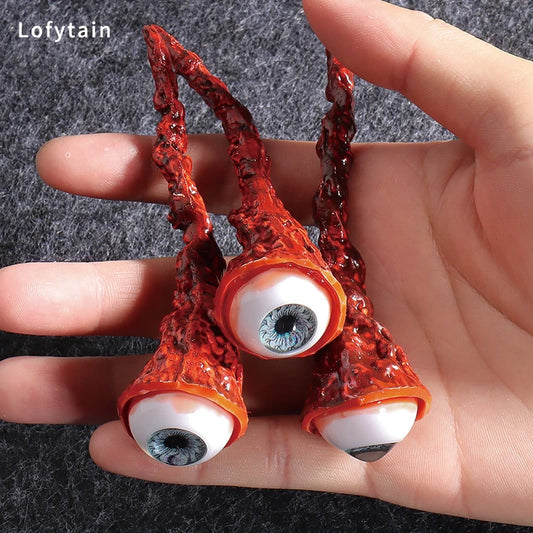 Realistic Bloody Eyeball Prop – Latex Halloween Decoration
