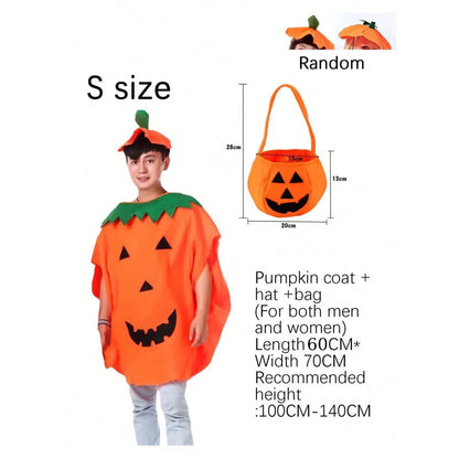 Pumpkin Costume Set with Hat – Adult Halloween Costume