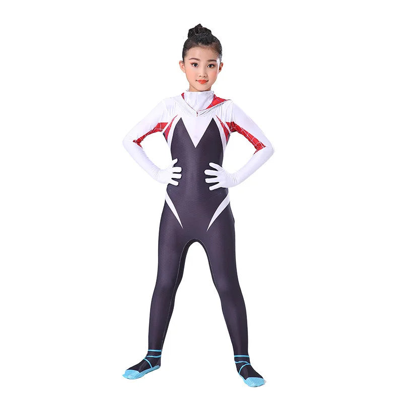 Web-Slinger Superhero Cosplay Suit - Full Body Zentai Halloween Costume