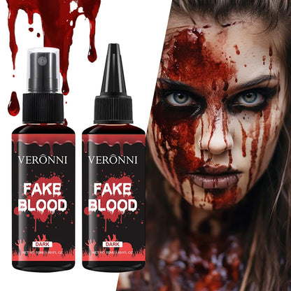 Realistic Fake Blood Gel — Halloween SFX Makeup for Wounds & Scars, 50ml