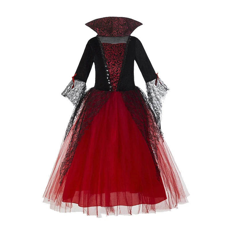Purple Bat Vampire Costume for Girls – Halloween Fantasy Dress