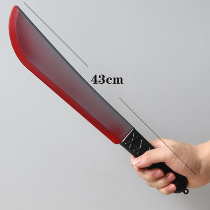 Fake Bloody Knife Prop – Plastic Halloween Party Decoration