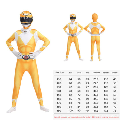 Samurai Warrior Ranger Superhero Cosplay Jumpsuit