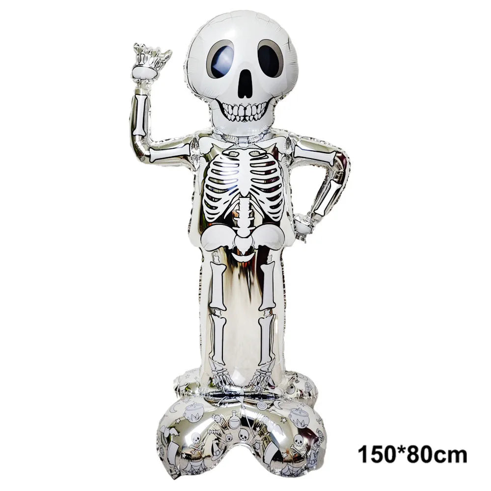 Ghost Halloween Party Decoration Set – Tableware, Balloons & Banners